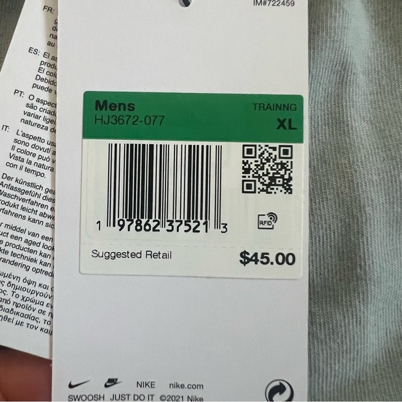 ✔️ NWT✔️ NIKE Max90 Tee Light Smoke Grey - Picture 6 of 7